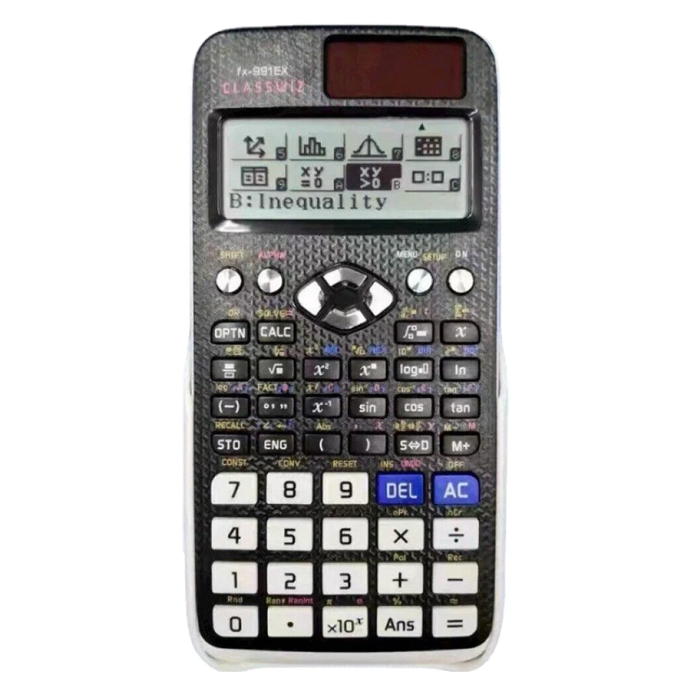 991es Multifunctional Calculator Student Math Vector Test 696 Functions For High School University Solar Scientific Calculator scientific calculator