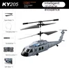Ky205 Black Hawk Reconnaissance Helicopter 2.4g Rtf 4 Propellers Hd Dual Camera Obstacle Avoidance Uav Children'S Toys And Gifts 6