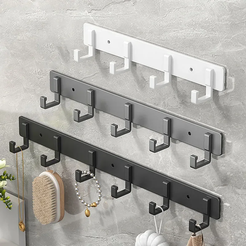 Adhesive Hooks Wall Hanger Wall Clothes Hook Kitchen Hook Towel Hook Hook strong adhesive wall mounted towel bathroom wall without punch kitchen bathroom clothes hanger load-bearing adhesive hook
