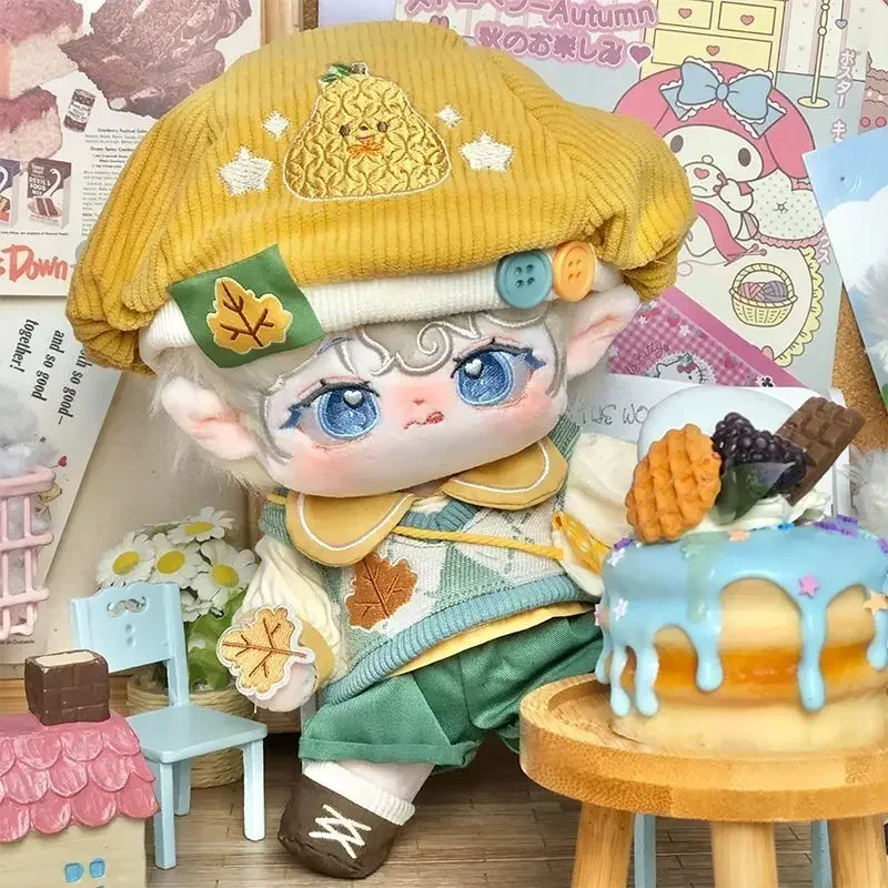 

20cm cotton doll clothing set cute with hat
