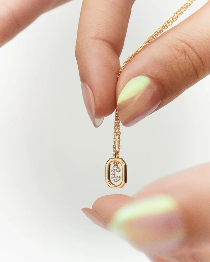 New 925 Sterling Silver Letter Necklace Personalized Charming English Alphabet Pendant Collar Birthday Gift Exquisite Jewelry