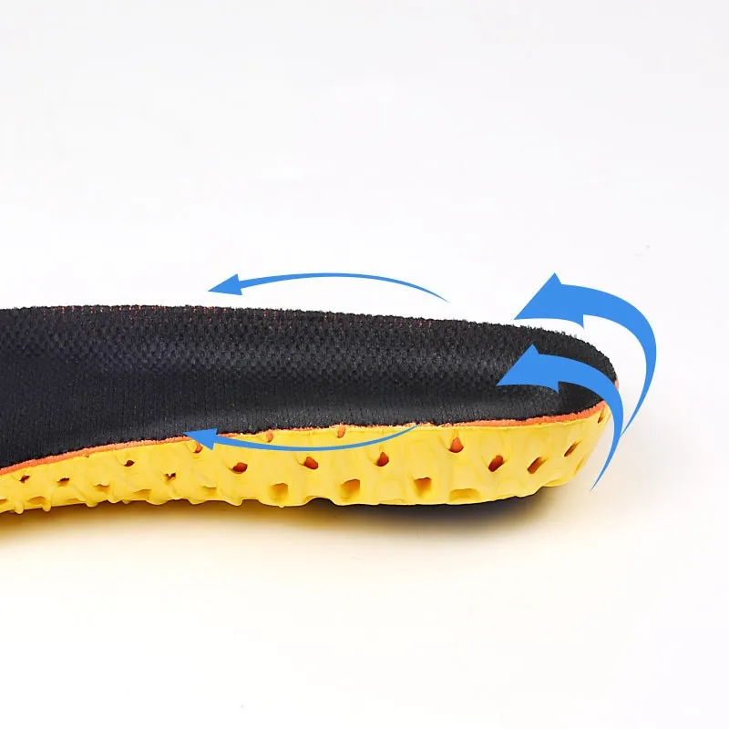 Memory foam insoles sport support running insert mesh deodorant breathable cushion for feet man women orthopedic soles