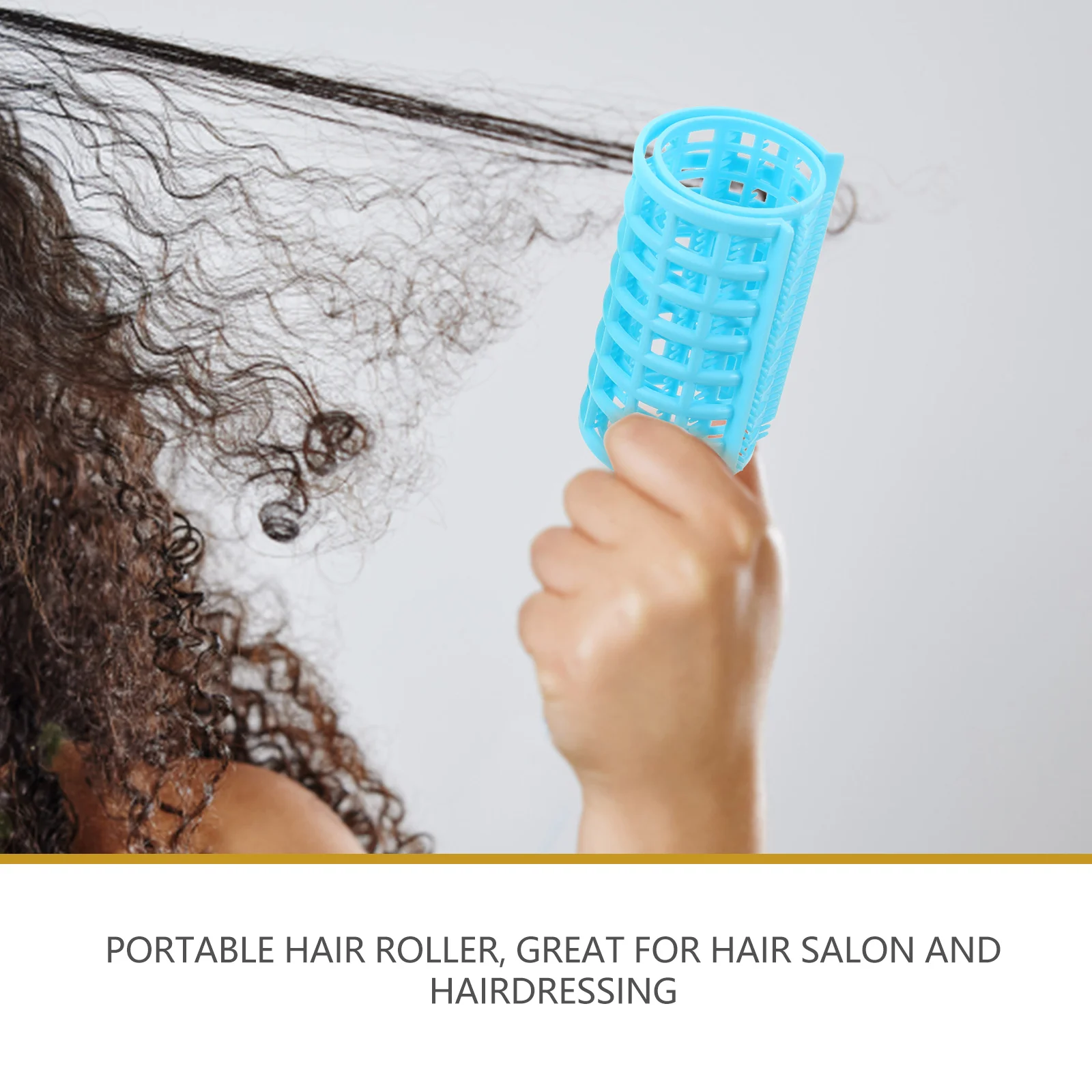 12Pcs Hair Curlers Hair Rollers Portable SelfAdhesive Curly Rollers Salon Hairdressing Tool Care Styling Curling Tools