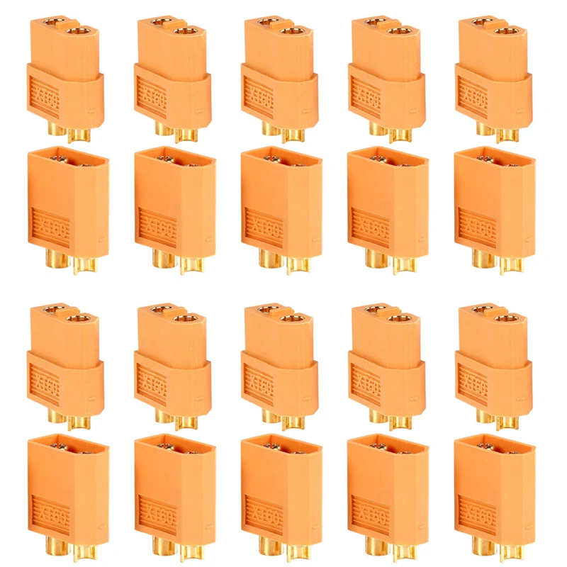 Connecteurs de balle pour batterie RC Lipo, accessoires de quadrirotor et multicopter, mâle et femelle, Count60