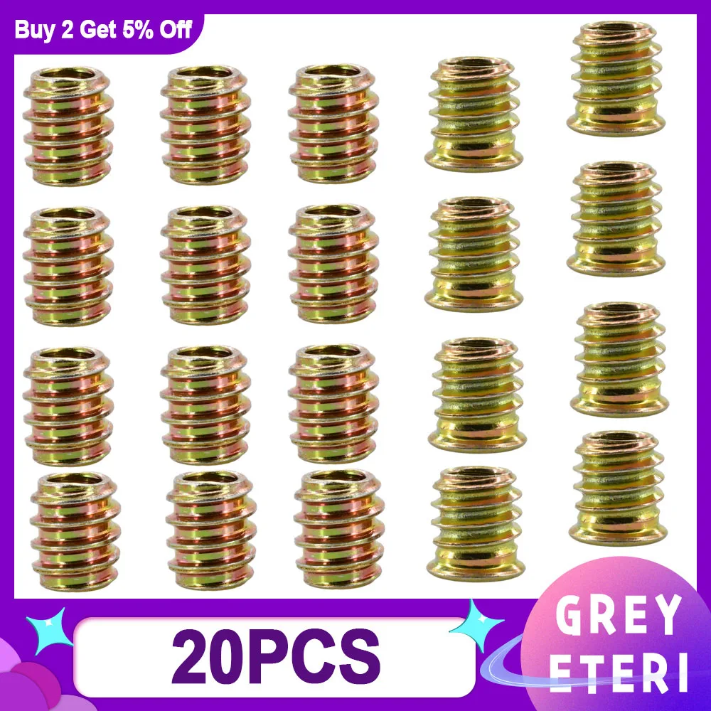 Zinc Alloy Hex Drive Insert Nuts