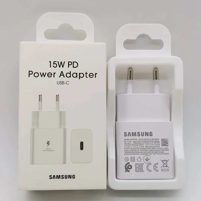 Samsung 15w Pd Power Adapter /usb-c Port/usb Type-c To C Cablefast Charging  / Compatible With Android & Iphone, samsung mobile charger type c, Samsung  mobile original charger, सैमसंग मोबाइल चार्जर, सैमसंग मोबाइल