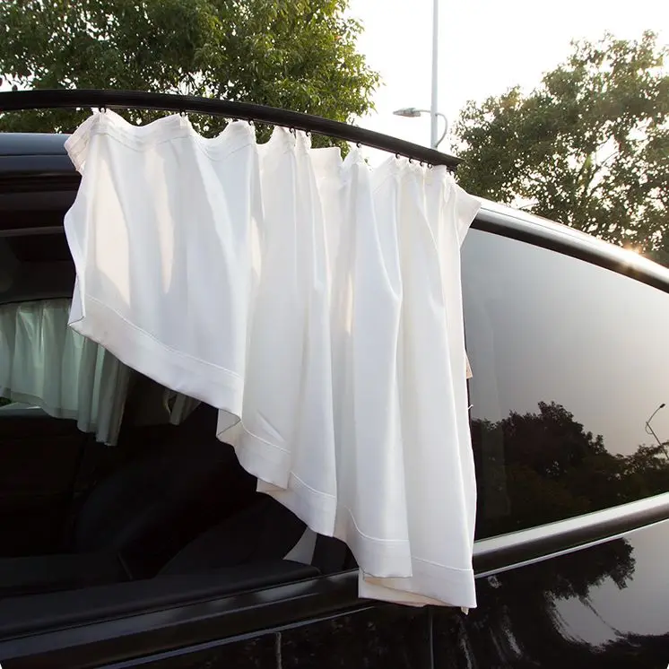 

For Tesla Model 3 Y Window Shade Curtain Side Window Glass Track Style Camping Privacy Sunscreen Insulated Curtain