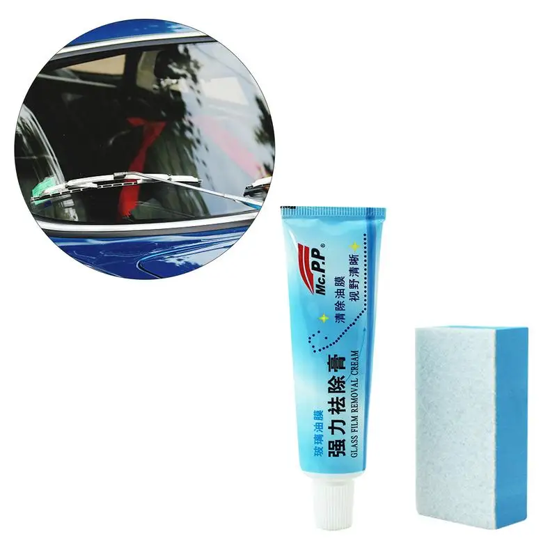 

Auto Car Glass Polishing Degreaser Cleaner Oil Film Clean Polish Paste For Bathroom Window Glass Windshield Windscreen