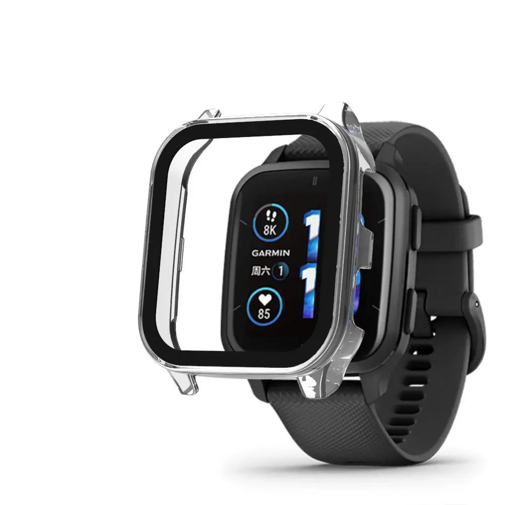 Premium Hard PC Case with Tempered Glass Screen Protector for Smartwatch Accessories