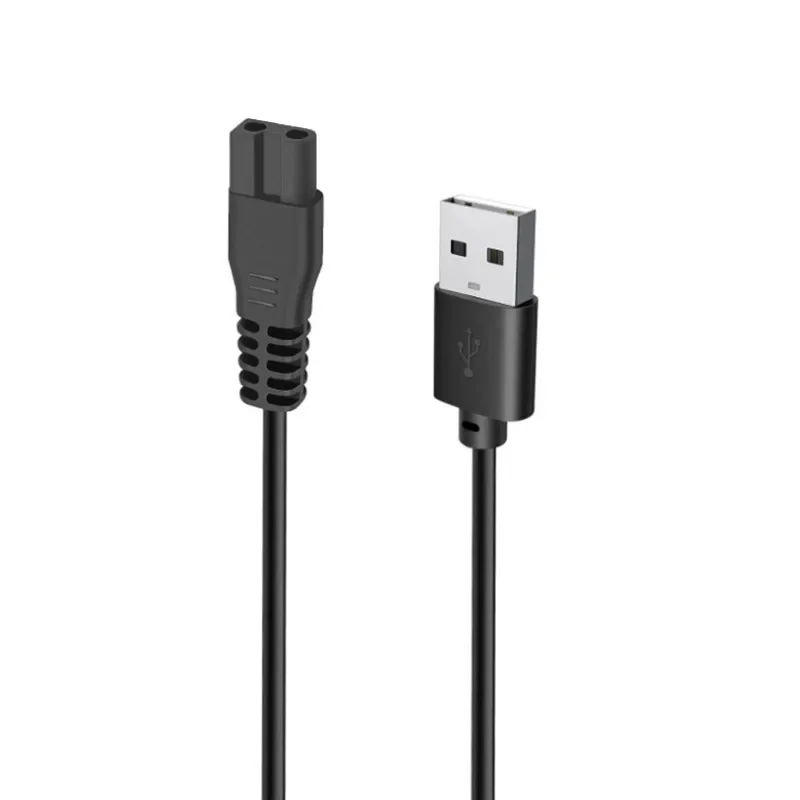 1.5m USB Shaver Charging Cable for Limural Hair Clippers Men Shaver Trimmer Replacement Charging Cable Power Cord Supply Adapter