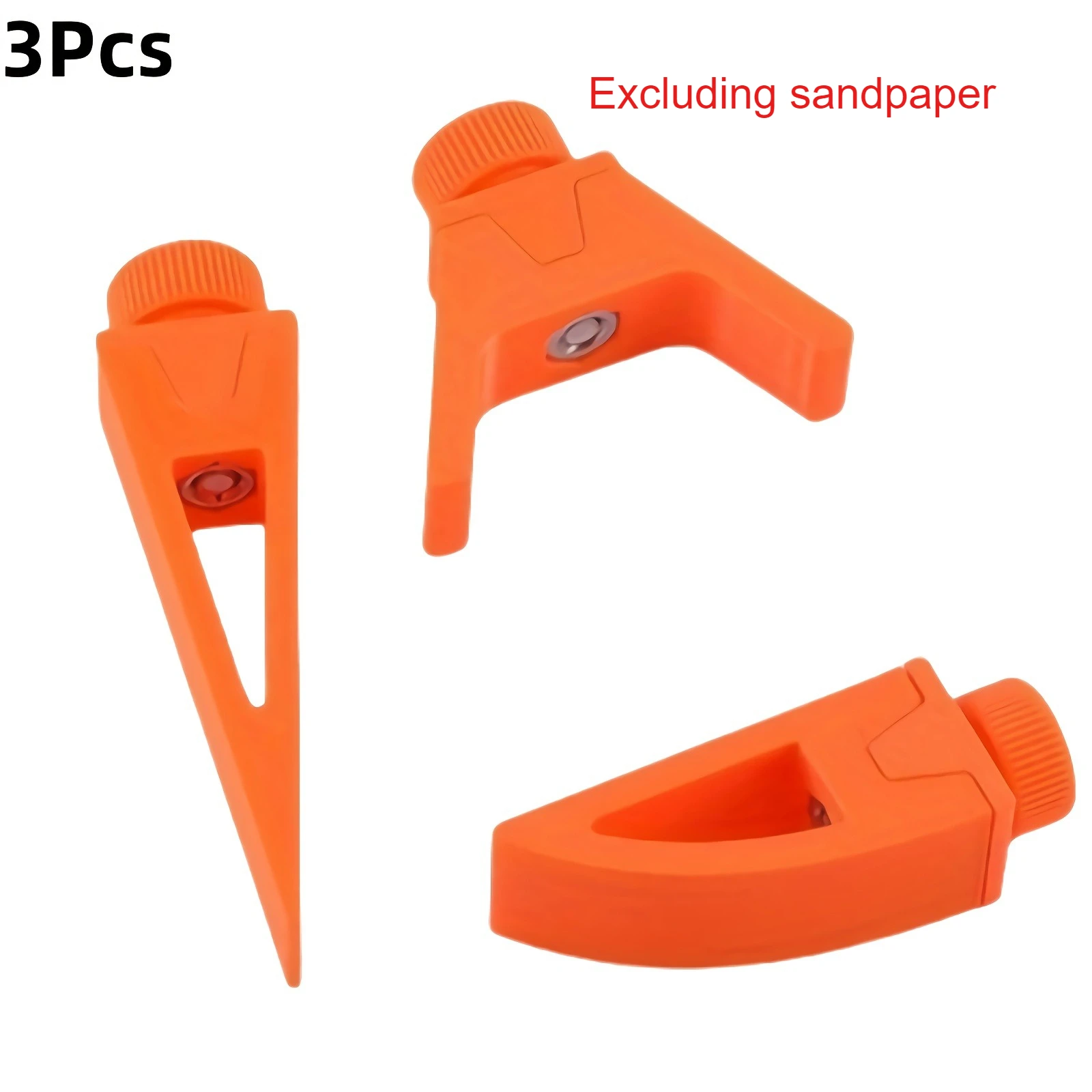 3pcs Mini Precision Handheld Polishing Kit - 3-in-1 Hobby Polishing Set with Adjustable Angle and Multi-Purpose Sandpaper Holder