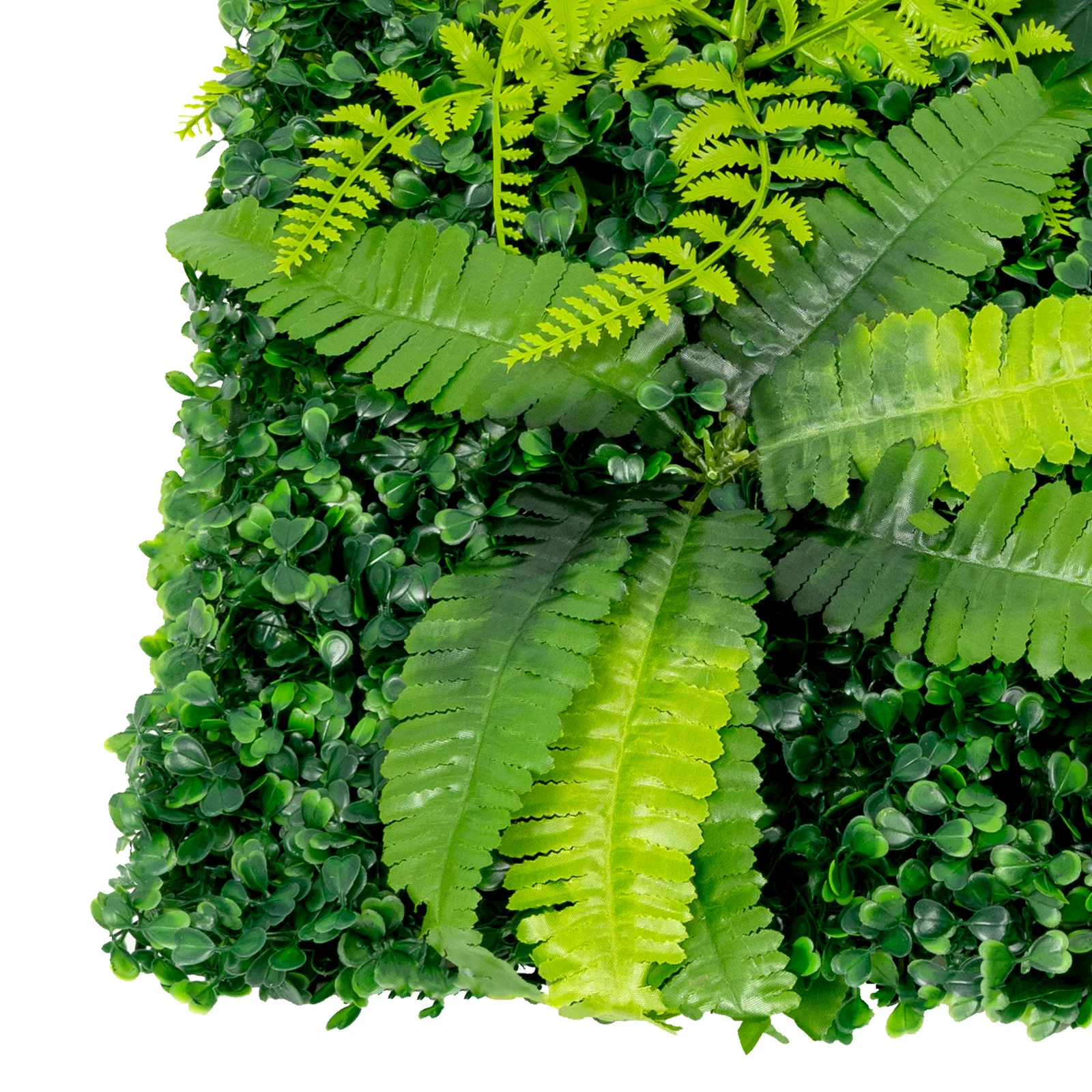 6 Stück Künstliche Grüne Wandpaneele, Realistische Plastik-Heckenschutzmatte, Vertikaler Garten für Haus, Garten und Balkon Dekoration – Detail 10