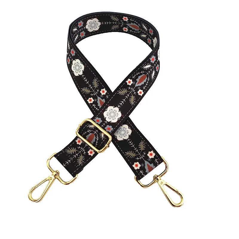 DIY Rainbow Adjustable Bag Strap for Handbag Cross Body Nylon Wide Shoulder Strap Belt Replacement Handles Accessories