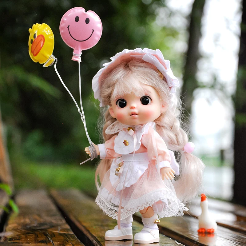 Obitsu 관절 인형 머리에 유리 눈을 가진 전체 머리 메이크업, 소년 소녀 장난감, 1/12 BJD 헤드 액세서리