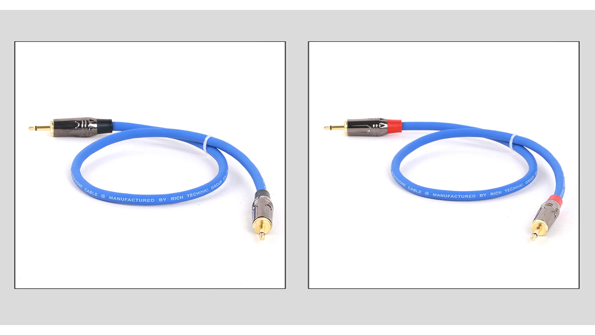 Gold Überzogene 3,5mm Jack Mono Audio Verlängerung Kabel Stecker auf Stecker OFC AUX Shileded für Verstärker Mixer 1m 1,5 m 2m 3m 5m 8m 10m – Detail 8