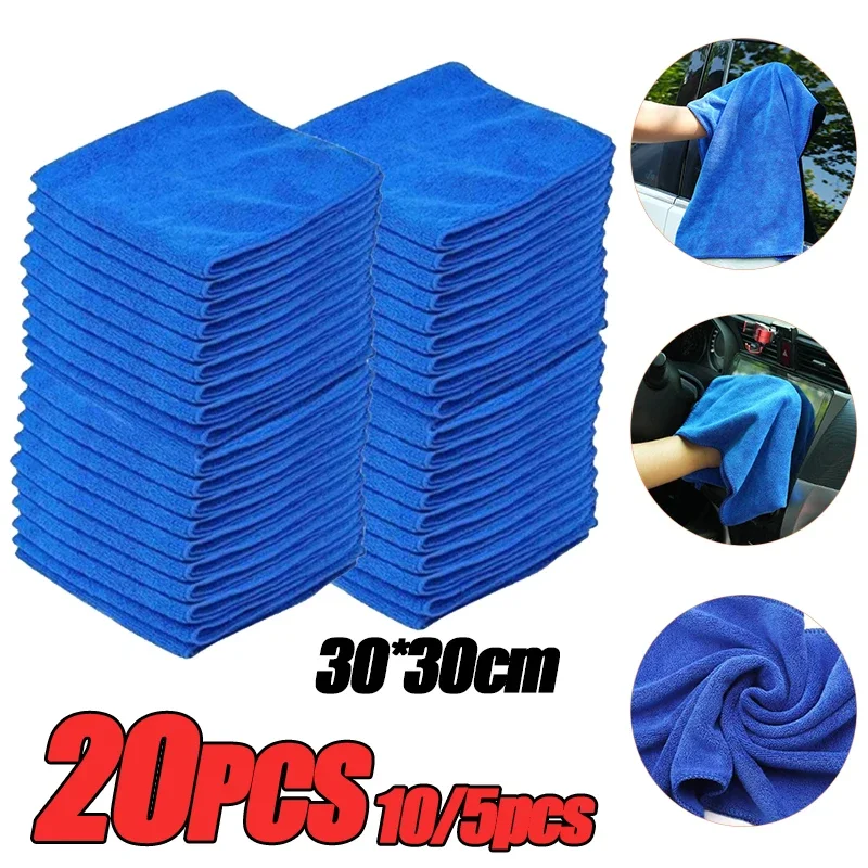 

Microfiber Towels for Car Cleaning Soft Fast Drying Auto Detailing Polishing Cloth Kitchen Window Household Car Care Duster Rags