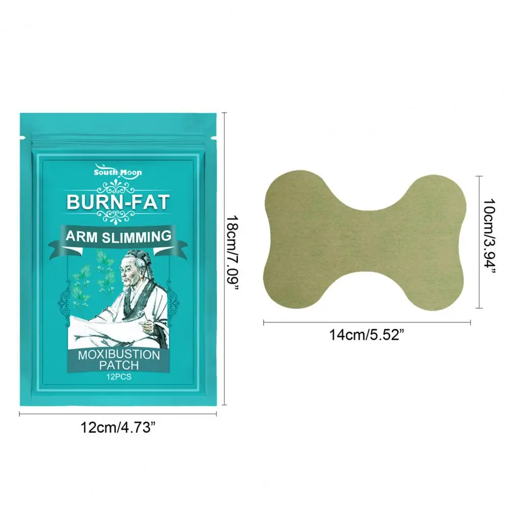 

12Pcs/Bag Practical Quick Body Shaping Fat Burning Patch Body Shaper Non-woven Fabric Loss Weight