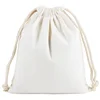 DINYAO Extra Large White Cotton Drawstring Pocket Washable Dirty Pocket Laundry Bag Reusable Clothing Grocery Storage Bag 3