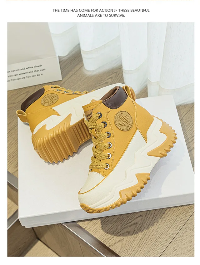 Women's Chunky Platform High Top Sneakers