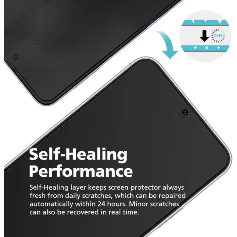 Premium Privacy Screen Protector - Elastic Hybrid Films (4-Pack)