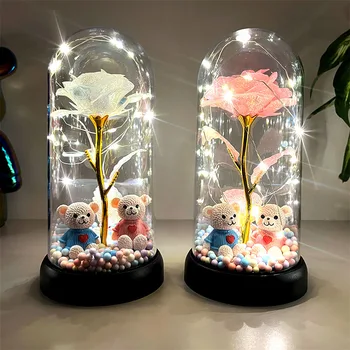 Rose Luminous Flower plastic Cover Gift 1