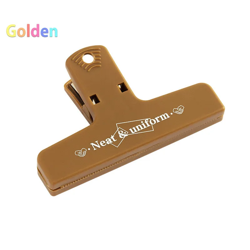 6pc 레트로 다기능 자석 클립 영수증 및 메모용 창의적 다채로운 플라스틱 사무실 정리함, 휴대용 경량