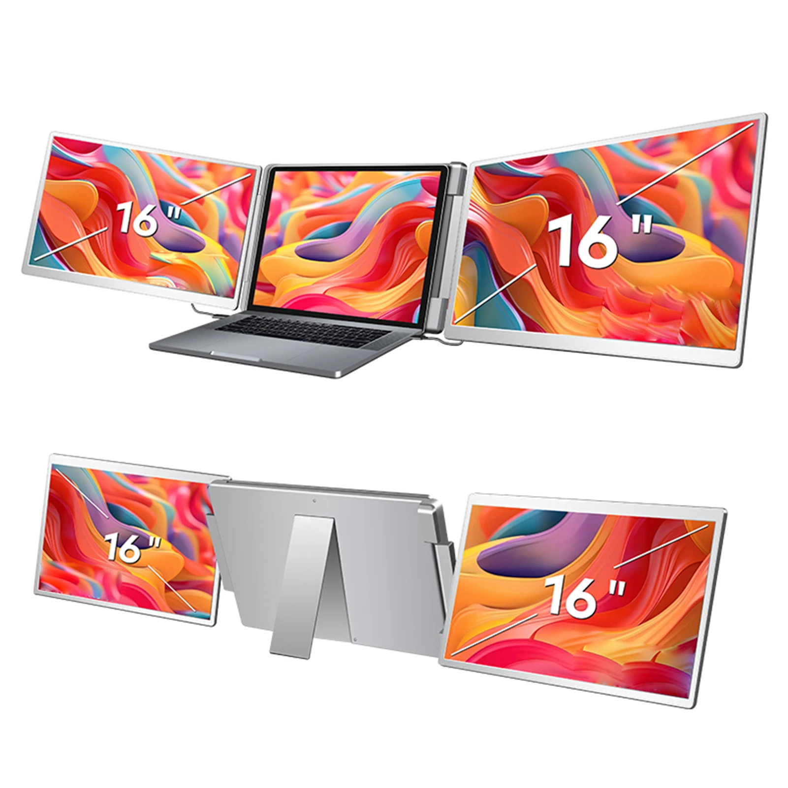 16" Laptop Folding Monitor Extender 19