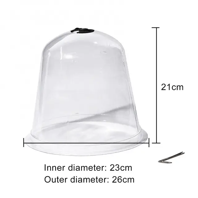 3Db 10 "Újrafelhasználható Műanyag Üvegházhatású Kerti Cloche Kupola Növény Burkolatok Fagy Őr Fagyvédelem - Image 5