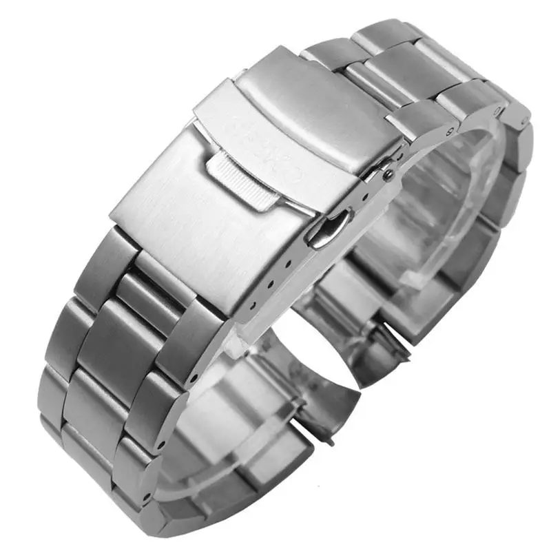 SCHIK Bracelet For skx007 009 SKX175 SKX173 wristband Men stainless steel watchband 22mm watch straps