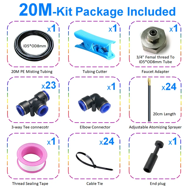OD8mm Tube -20M Kit