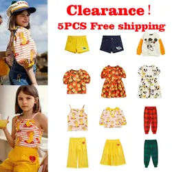 Clearance Kids Clothes Set 2023 Autumn Winter MR Rodini Boys Girls Dress weatshirt Pants Ins Cotton Top Trousers Children Shirt