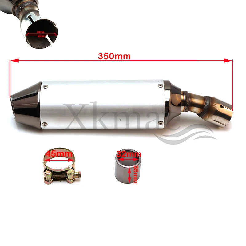 Adatto Per Moto Nuovo Tubo Marmitta Di Scarico Bbr Style China Kayo Esb Apollo Fuoristrada 110Cc 125Cc