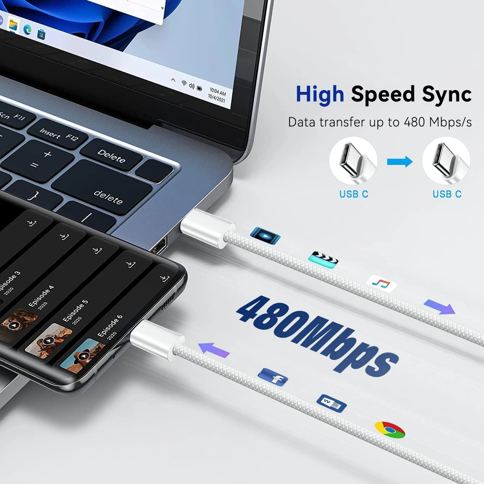 40W PD USB-C Fast Charger 5