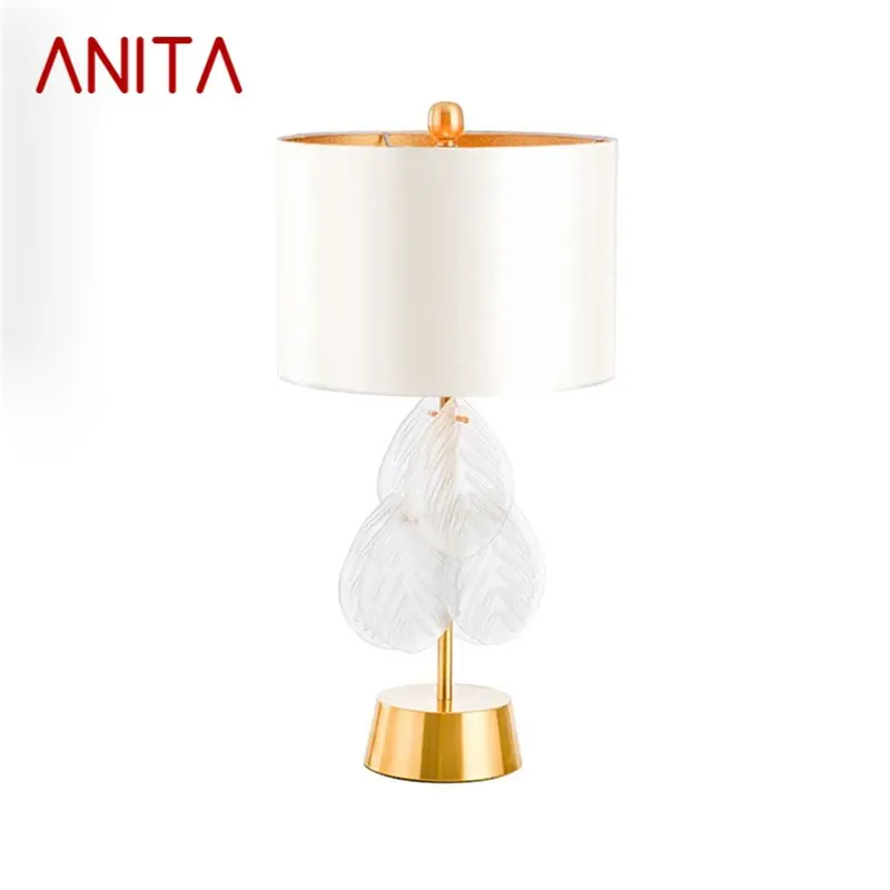 

ANITA Contemporary Simple Table Lamp Design Dimmer E27 Luxury Desk Light Home LED Decorative For Foyer Living Room Bedroom