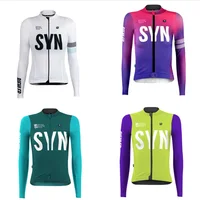 Spring  Autumn Women Long Sleeve Cycling Jersey 2024 SYN Team Race Shirts Polyester Bicycle Clothing Ropa Ciclismo 1