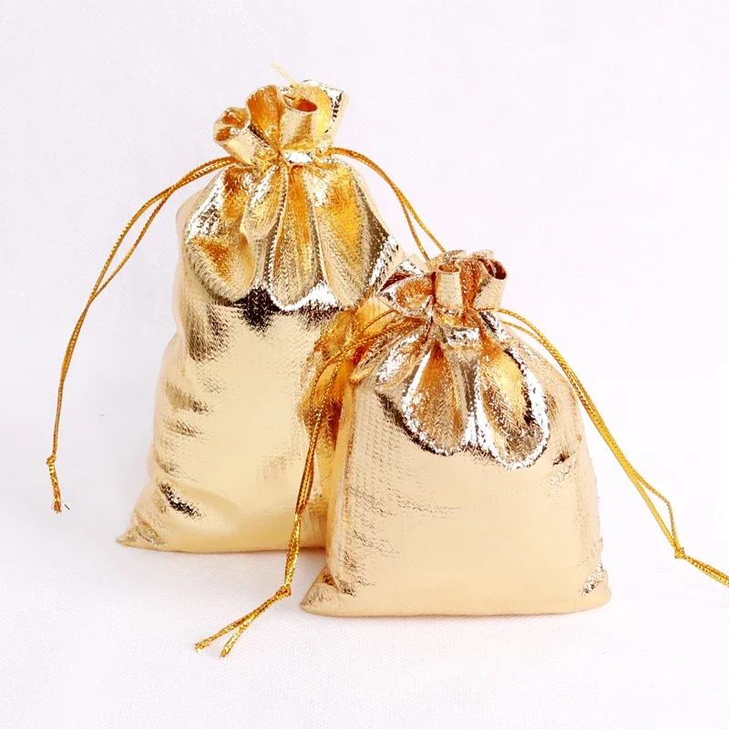 Satin Jewelry Pouch Wholesale 10/50/100pcs Lot Blue Velvet Jewelry