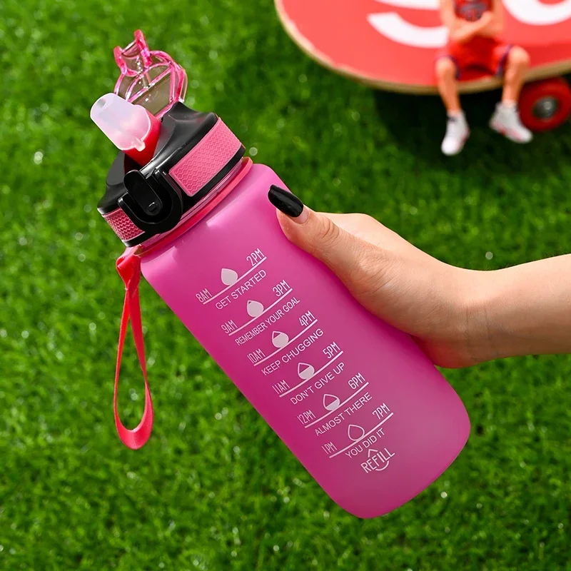 700ML Sports Bottles Motivational Sport Water Bottle Leakproof Bottles Drinking Outdoor Travel Gym Fitness Jugs For Kitchen Cups