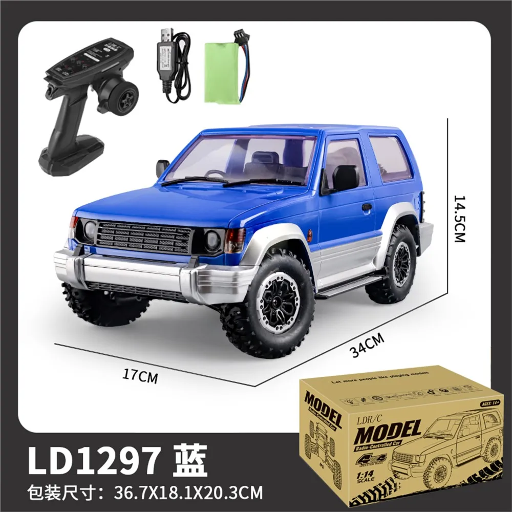 RC Crawler automobil LDARC LD1297 1/14 4x4 Terenski - Plavi/Beli