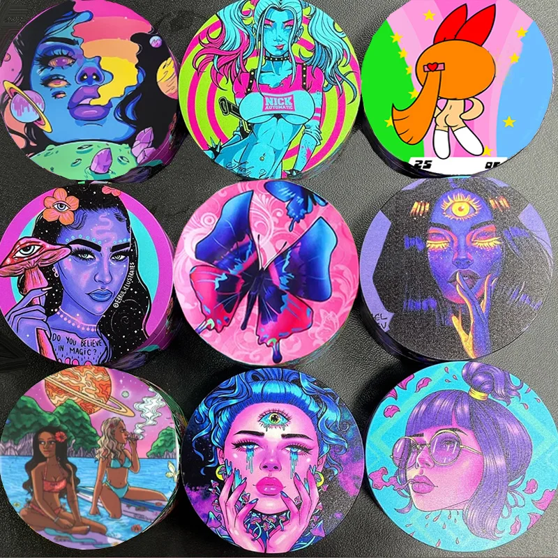 Custom 40mm/50mm/63mm Metal Grinder Customization of Various Image Styles for Men Custom Crusher Wholesale Grinder Kitchen Cigar 2