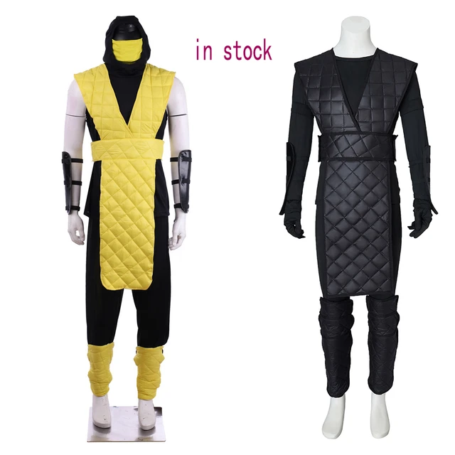 Mortal Kombat Scorpion Cosplay Masculino, Disfarce Fantasia, Fantasia, Jogo  de Anime, Halloween, Carnaval, Roupas de Festa, Adulto - AliExpress