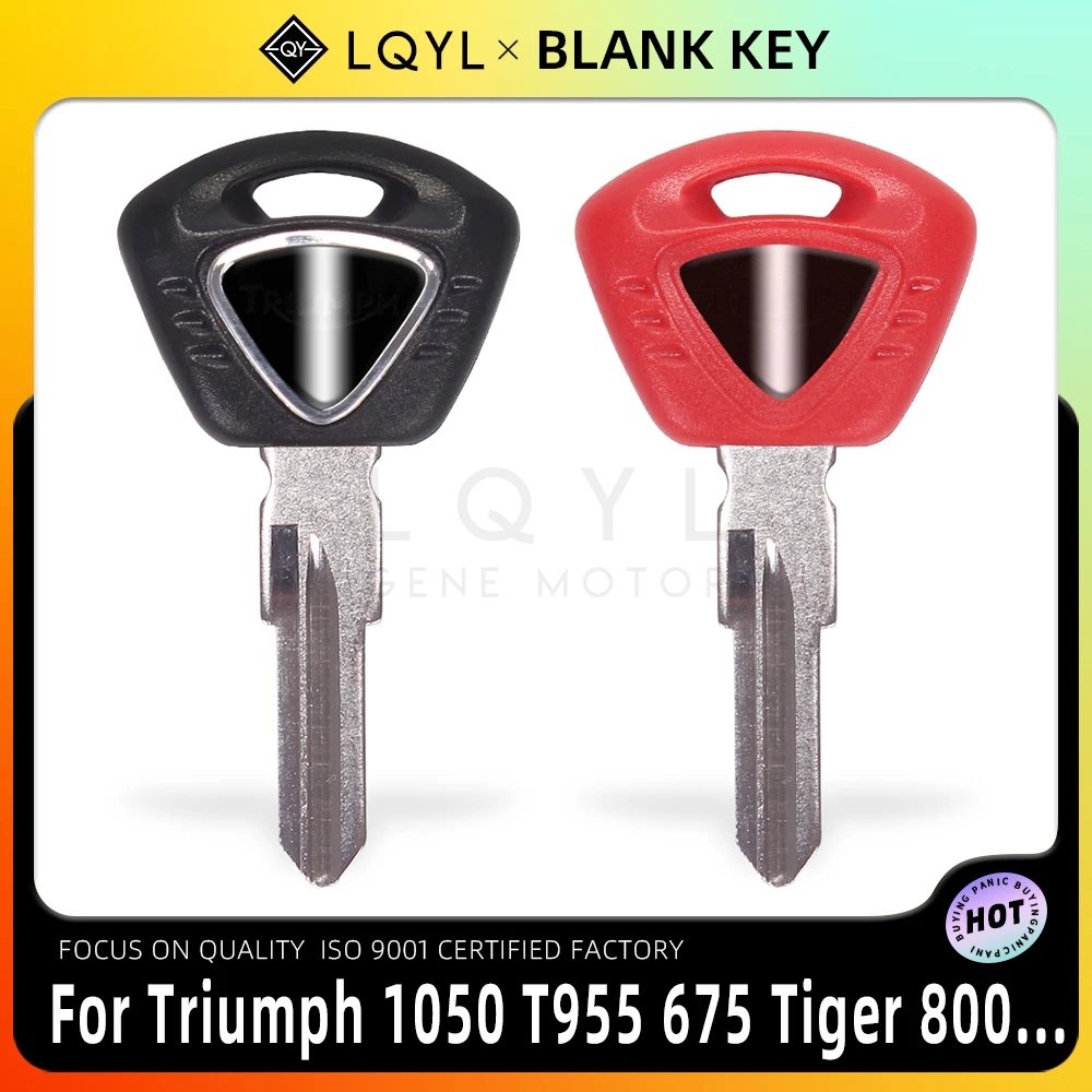 

LQYL Blank Key Motorcycle Replace Uncut Keys For Triumph 1050 T955 Street Triple 600 675 Tiger 800 T100 T900 T800 T 100 120 900