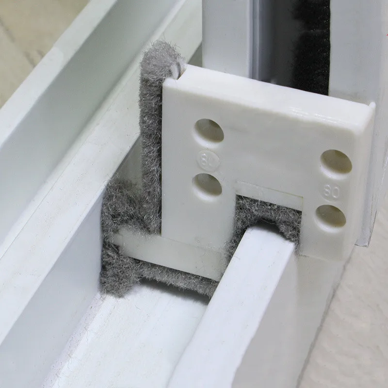 4pcs Sliding Window er Block Up and Down Track Sealing Wind-proof Brush Strip Door Sound Insulation Pad Window Accessories door seal strip window seal strip sealing strip