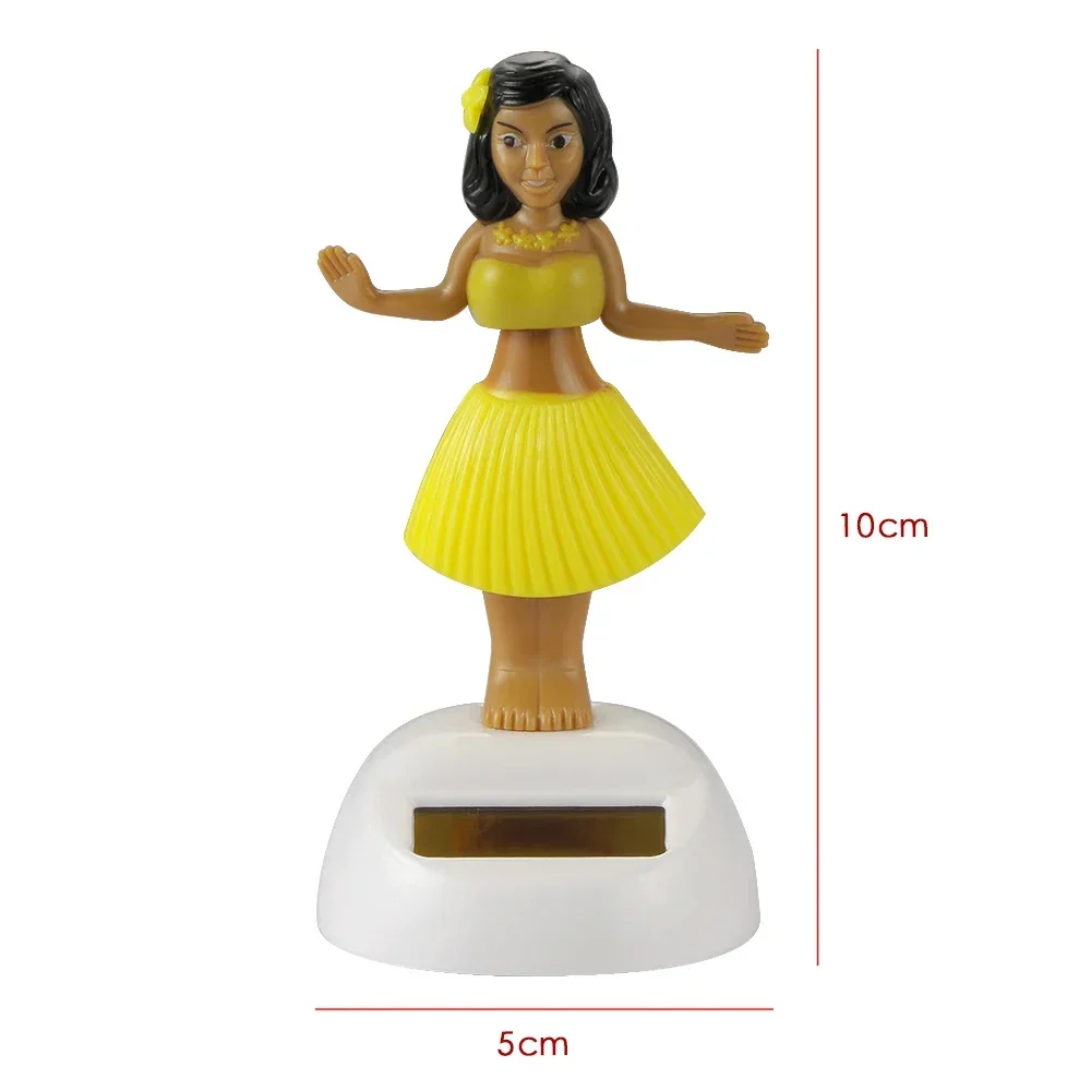 Danseuse Hawaienne Voiture Qui Bouge,Figurine Solaire Dansante, Figurine  Tableau De Bord,Jouet Voiture Solaire Balançoire Poupée Hawaiian Fille  Danse