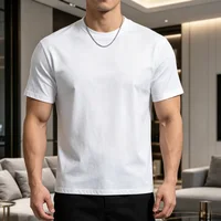 T-shirt unisexe 100 % coton à col rond, t-shirt uni en pur coton doux et respirant, haut classique décontracté à manches courtes, t-shirts d'été confortables pour tous les jours pour hommes et femmes 6