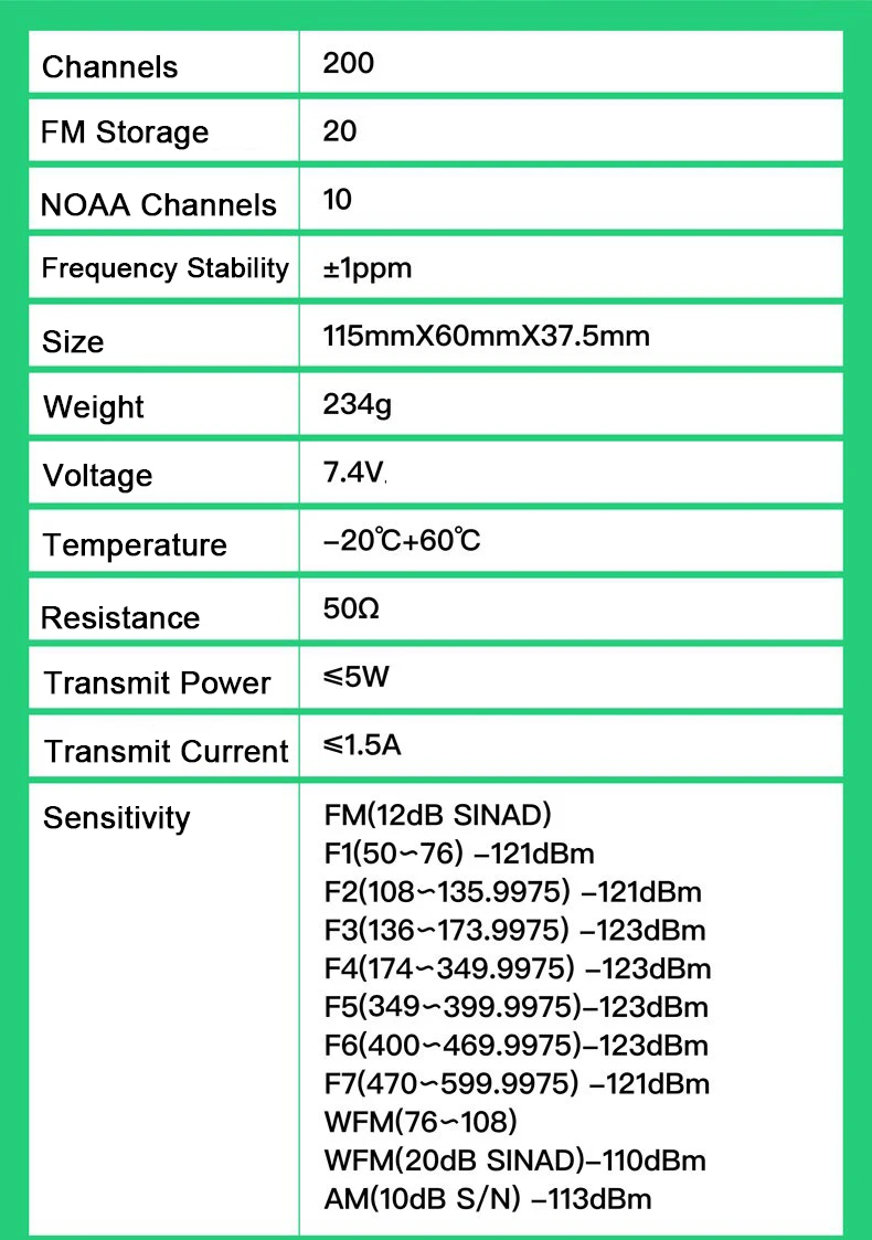 Quansheng UV-K6 walkie Hangosfilm 5W Szellőztet Érlelődik Rádióadó tyep C Hozzákezdés UHF VHF DTMF Fermium scrambler NOAA Szikratávirát Frekvencia Két Mód CB Rádióadó