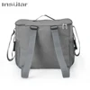 Insular Mommy Diaper Bags Mother Large Capacity Travel Nappy Backpacks with Anti-loss Zipper Solid Baby Maternity Nursing Bags 4