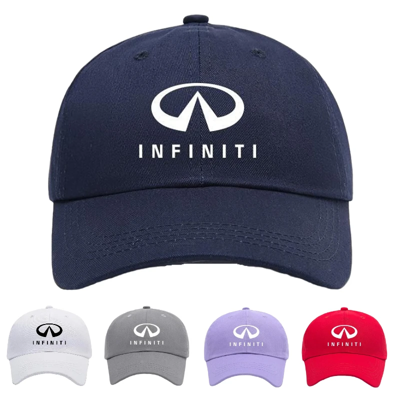 

Модные мужские и женские бейсболки для Infiniti, уличная спортивная рыбалка, Беговая шляпа, защита от солнца, унисекс, хлопковая Регулируемая Повседневная