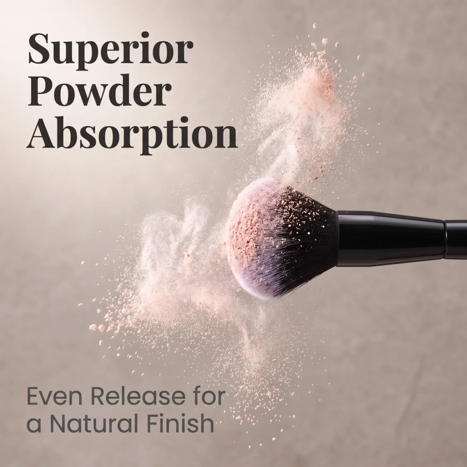 1 pennello per trucco multiuso con setole sintetiche morbide - Strumento tutto in uno per fondotinta, fard e contorno per una facile applicazione - immagine 4
