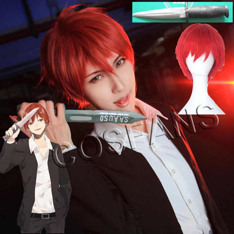 Anime Assassination Classroom Karma Akabane Cosplay Costume Black Coat  Cosplay High School Suit Jacket Party Coat Wig Props - Cosplay Costumes -  AliExpress
