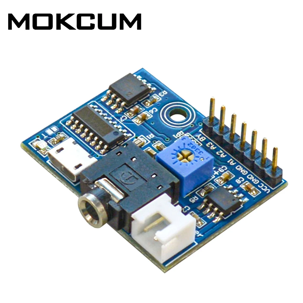 

Sound Voice Playback Module 4M Flash Memory Capacity MP3 Music Player Low Level Trigger Playing 3W Amplifier DIY Music Box